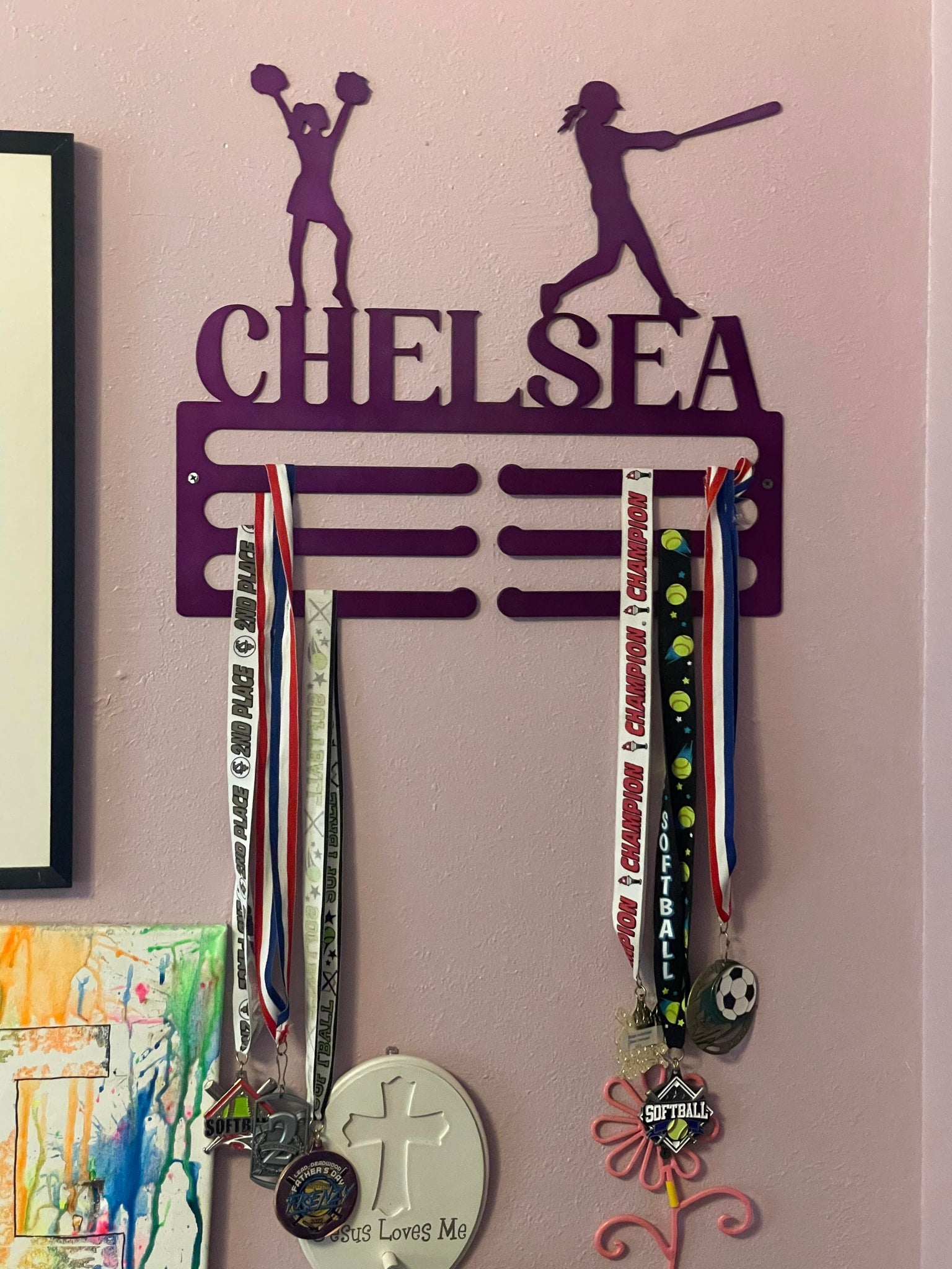 Custom Hanging Medal Award Display