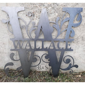 Split Scroll Monogram